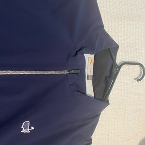 KJUS Navy Blue Short Sleeve Rain Jacket